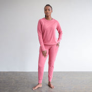 Ladies Winter Pajamas set - Protea Blush